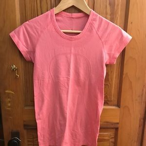 Lululemon Pink Compression shirt
